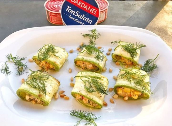 Dardanel Ton Salata M�s�rl� Kabak Rulolar�